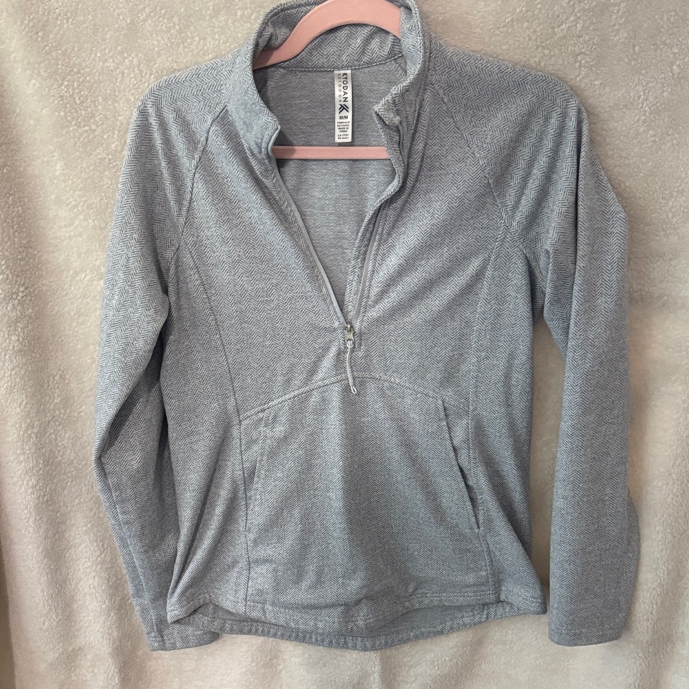 Kyodan Heather Gray Women's Quarter-Zip Sweatshirt
